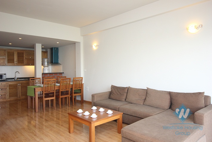 Beautiful apartment on the lake for lease in Tay Ho Hanoi